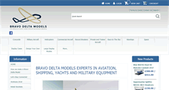 Desktop Screenshot of bravodeltamodels.co.uk