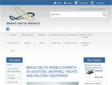 Tablet Screenshot of bravodeltamodels.co.uk