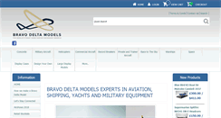 Desktop Screenshot of bravodeltamodels.com